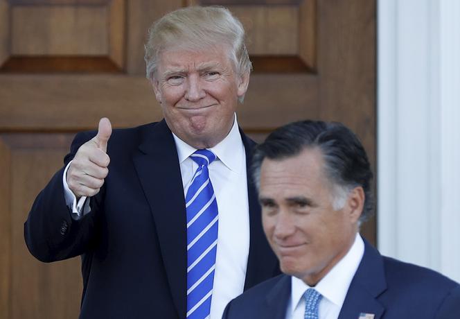 Donald Trump Mitt Romney