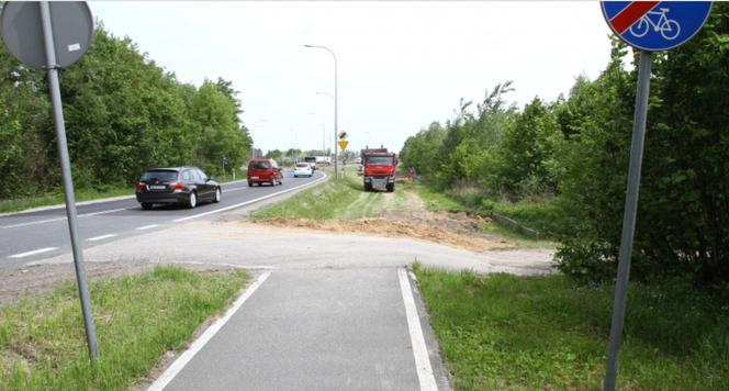 Poważny wypadek teraz w Grabinie! Kilkugodzinne utrudnienia na DK nr 60!