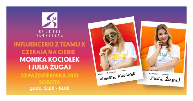 Influencerskich TEAM X w Galerii Słonecznej! Czekają liczne niespodzianki!