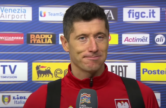 Robert Lewandowski po porażce z Włochami