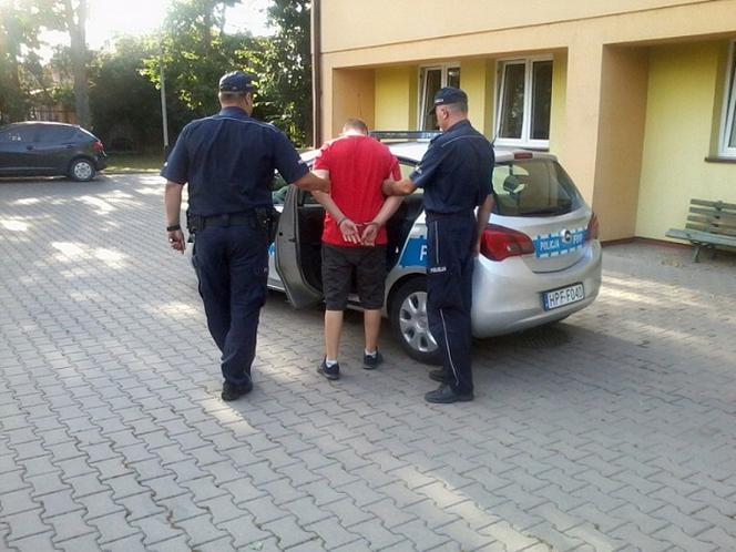 Wpadka poszukiwanego listem gończym