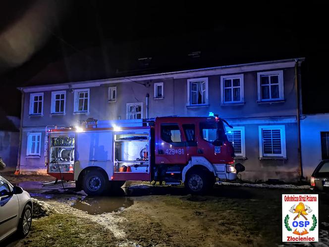 Tragedia w Złocieńcu. W PŁOMIENIACH zginął mężczyzna. 10 osób uratowało dziecko!