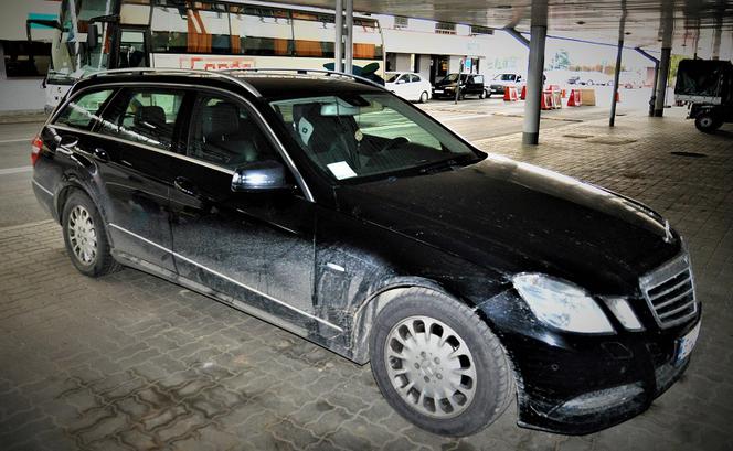 Kradziony Mercedes zatrzymany w Korczowej