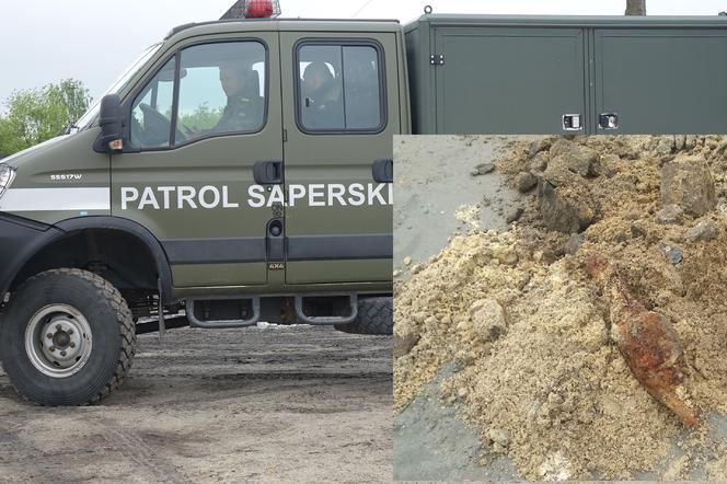 Łódzkie: Rolnik wykopał niewybuch z II wojny światowej! Trwa akcja saperów!