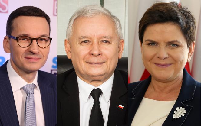 Mateusz Morawiecki, Jarosław Kaczyński, Beata Szydło
