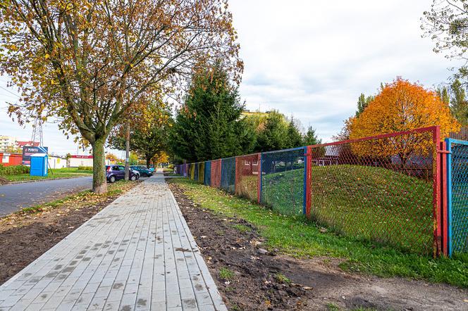 Chodnik na Popławskiego gotowy