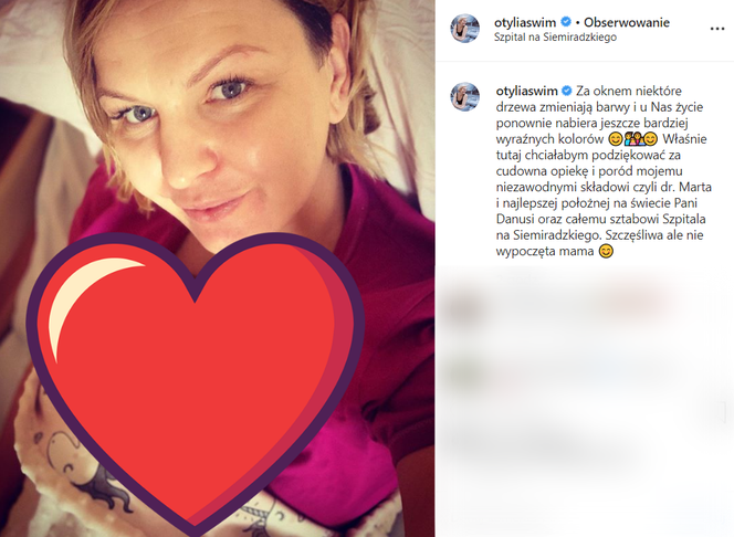 Otylia Jędrzejczak urodziła drugie dziecko