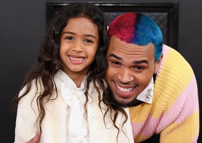 Chris Brown z córką Royalty