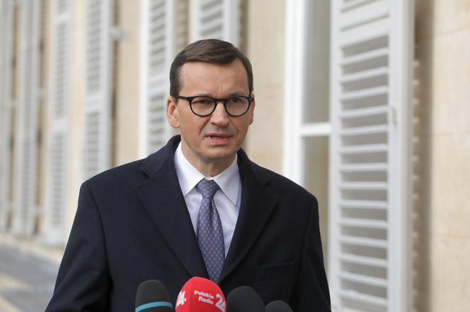 Premier Mateusz Morawiecki w Pałacu Elizejskim
