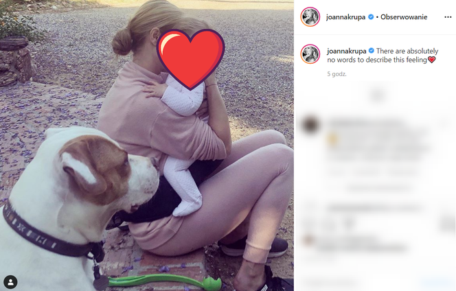 Joanna Krupa z córeczką