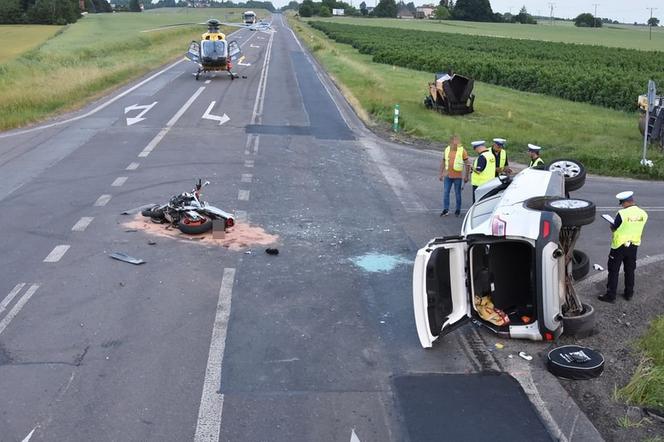 Krasnystaw: Makabryczny wypadek na obwodnicy. Nie żyją dwie osoby