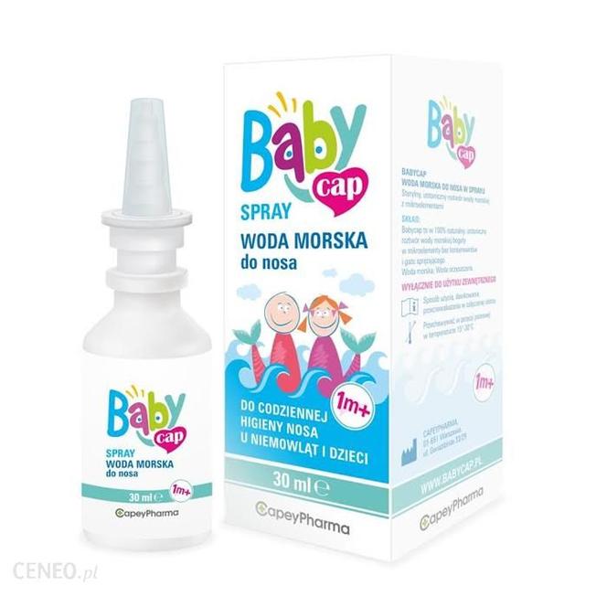 BABYCAP Woda morska do nosa dla dzieci 1m+ spray 30 ml ?