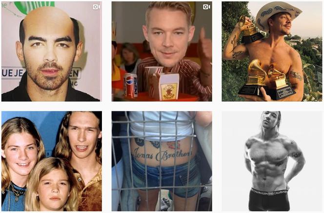 Instagram Jonas Brothers zhakowany przez Diplo