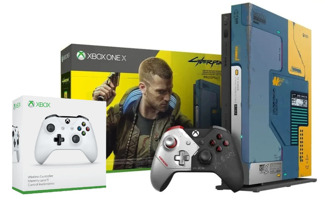 Konsola XBOX ONE X z grą CYBERPUNK 2077