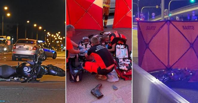 Czarna seria wypadków na motocyklach. Te zdjęcia mrożą krew w żyłach