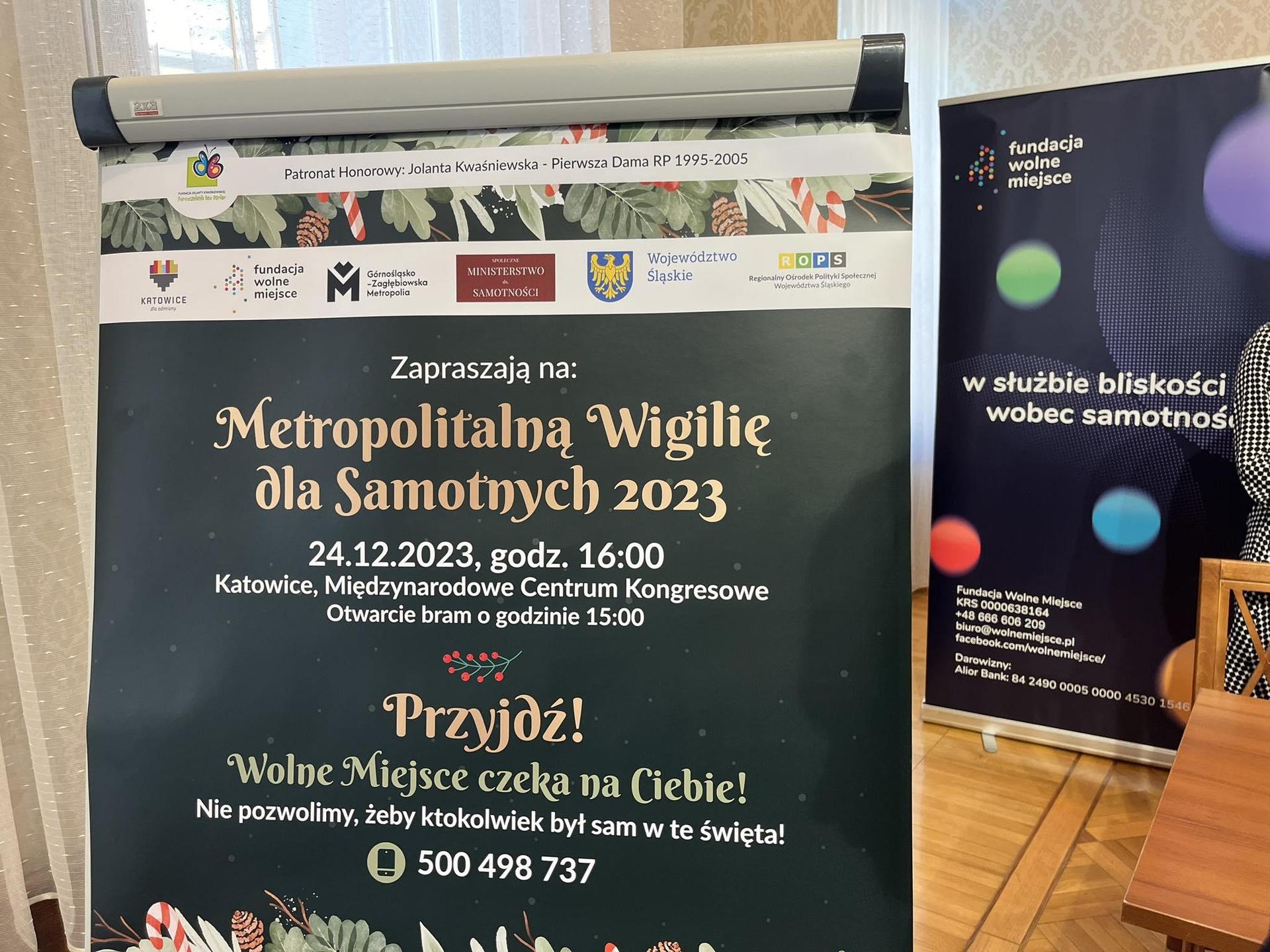 W Katowicach odbędzie się Metropolitalna Wigilia dla Samotnych