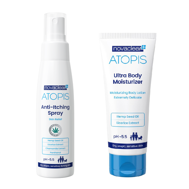 Atopis spray + ultra body moisturizer