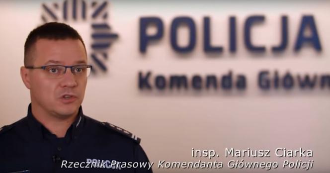 M jak miłość. Kulisy: rzecznik KGP, insp, Mariusz Ciarka