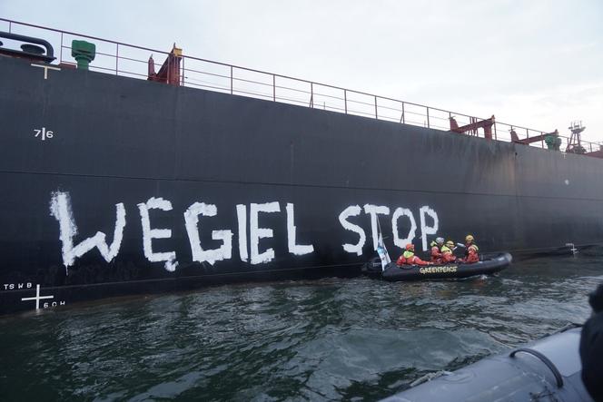Węgiel stop. Zobacz zdjęcia z akcji Greenpeace