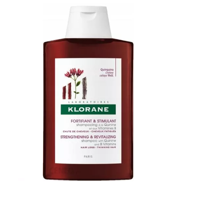 KLORANE szampon na bazie chininy i witamin z grupy B 400ml
