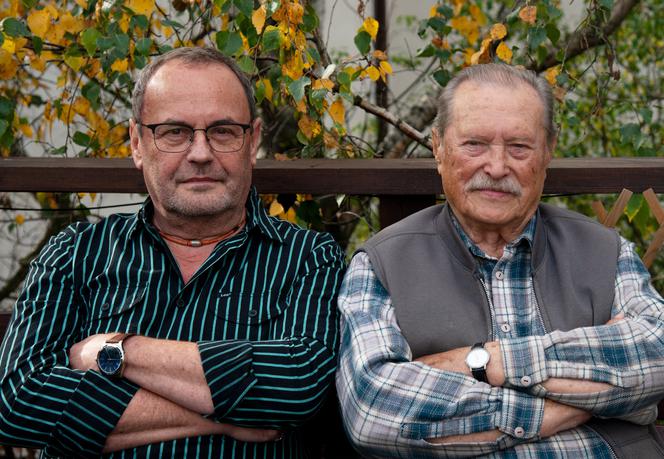Emil Karewicz ze swoim synem, Krzysztofem Karewiczem