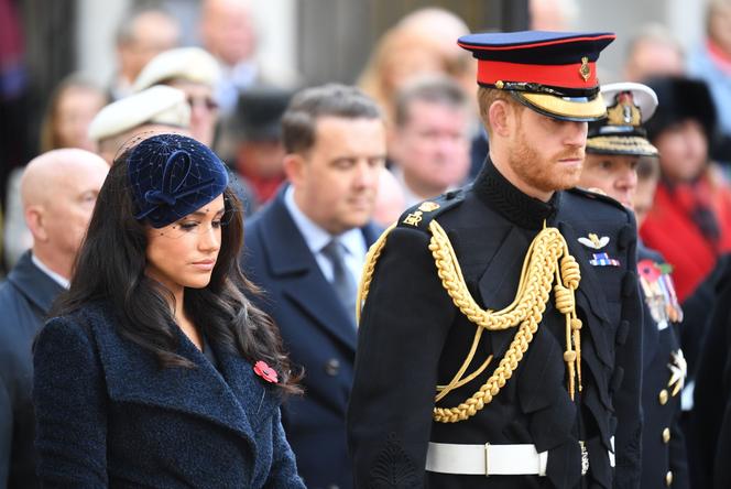 Książę Harry i Meghan Markle na Remembrance Sunday w 2019 roku