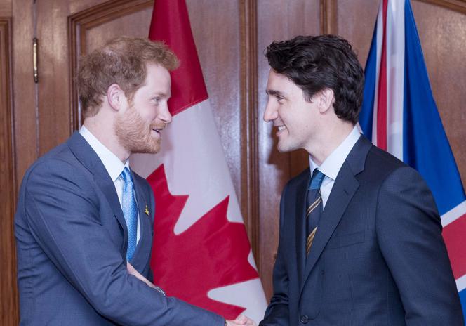 Książę Harry i Justin Trudeau