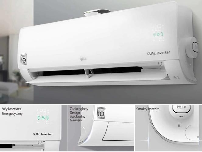 Klimatyzatorów LG DualCool z funkcją oczyszczania powietrza