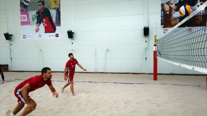 Siatkówka, reprezentacja Polski, plażówka, piasek, Dawid Konarski, Michał Kubiak, Spała
