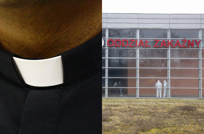 Koronawirus w podpoznańskiej parafii. Wikariusz walnął sobie selfie przed szpitalem