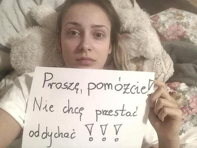 Maja Kapłon prosi o pomoc