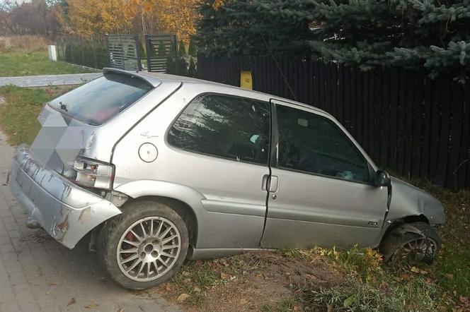 Podebrał samochód i rozbijał się nim po wsi