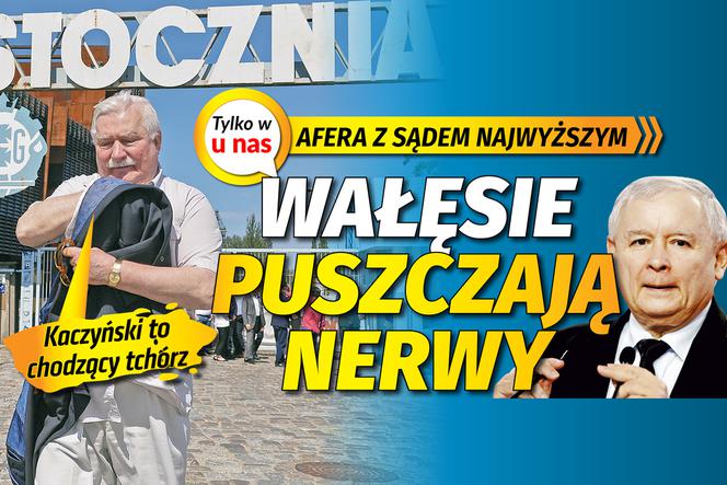 Wałęsie puszczają nerwy