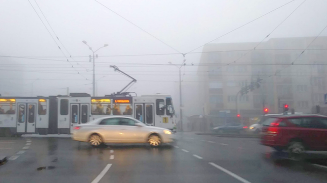 Mgła w Szczecinie