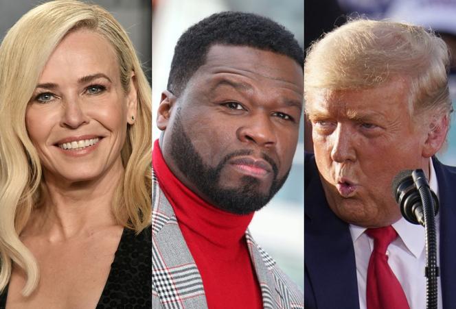 Chelsea Handler, 50 Cent i Donald Trump
