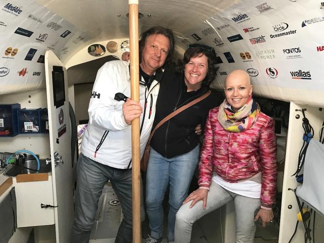 Od lewej: Mariusz Koper, Lisa Blair i Hanna Leniec