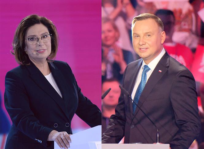 Małgorzata Kidawa-Błońska, Andrzej Duda
