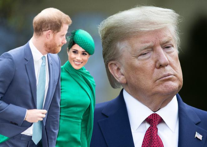 Meghan Markle i książę Harry, Donald Trump