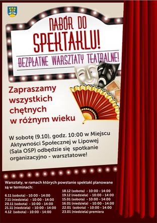 Najpierw warsztaty - finałem spektakl