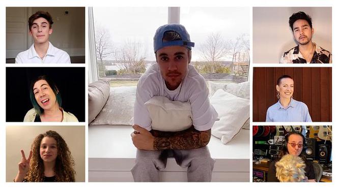Justin Bieber i inni wokaliści w charytatywnym kawałku Lean On Me. Powstał nawet teledysk