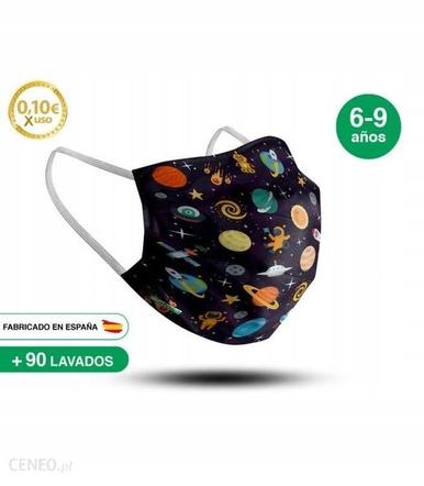 Wielorazowa maseczka dla dziecka 6-9 lat, Kiokids