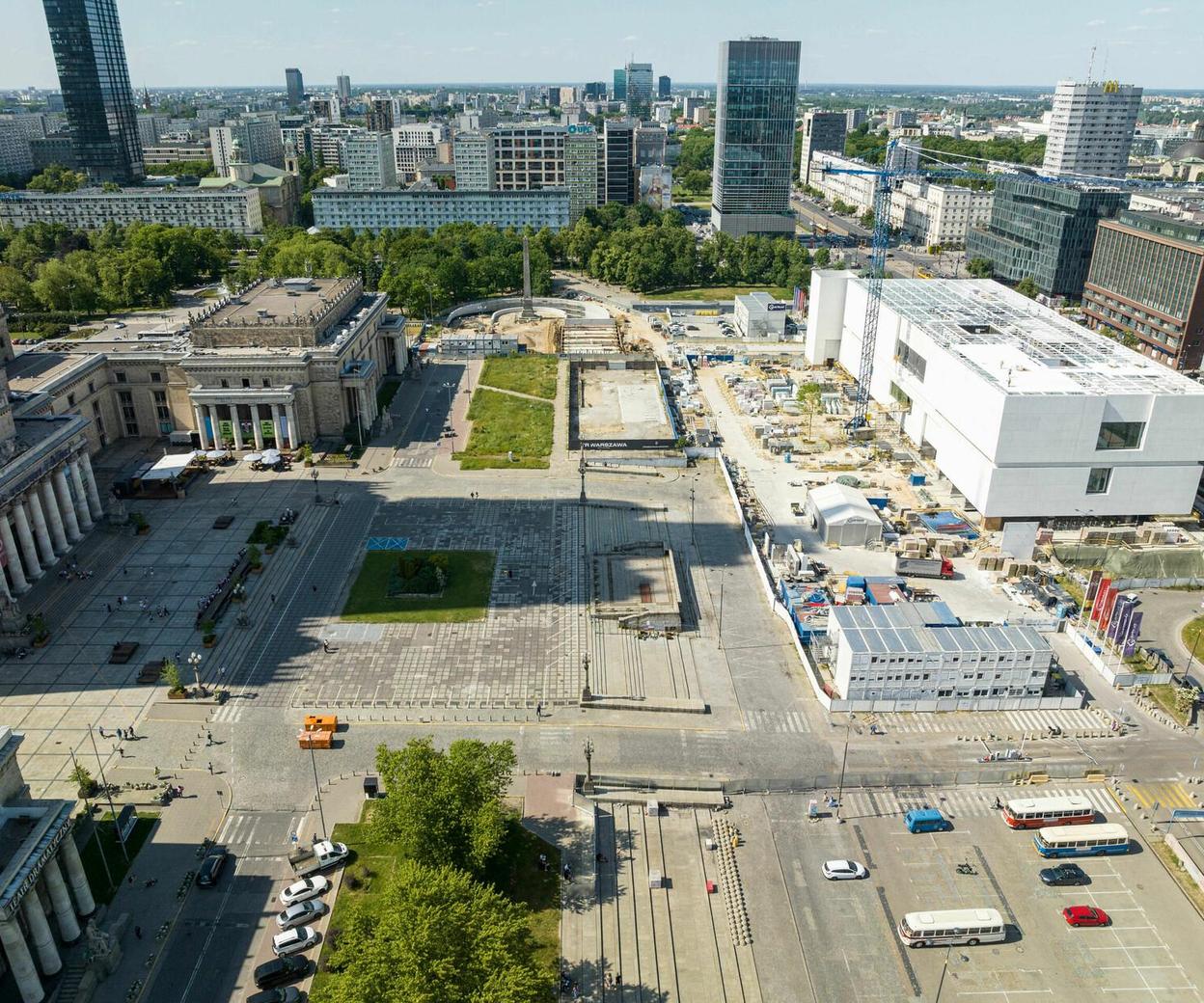 Rewolucja wokół Pałacu Kultury i Nauki w Warszawie Plac Defilad będzie