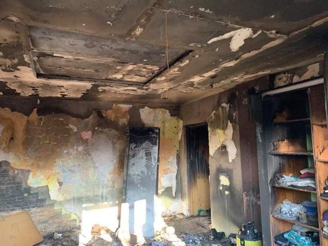 Dom Pauliny, Przemka i ich synka SPŁONĄŁ doszczętnie. Potrzebna pomoc dla pogorzelców z Brzeźnicy