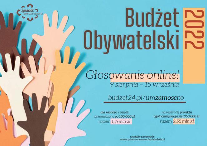 Budżet Obywatelski 2022 Miasta Zamość