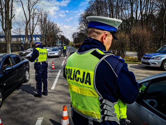 Policyjna kontrola drogowa