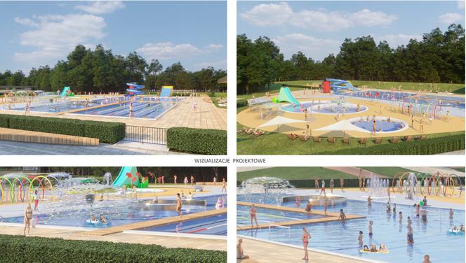 Wizualizacja Letniego Basenu w Mościcach
