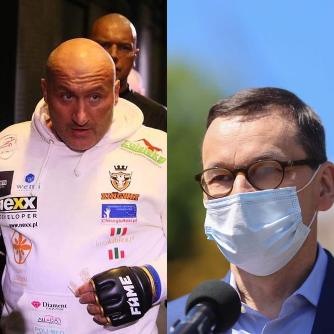 Marcin Najman, Mateusz Morawiecki