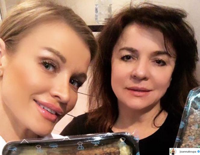 Joanna Krupa z mamą