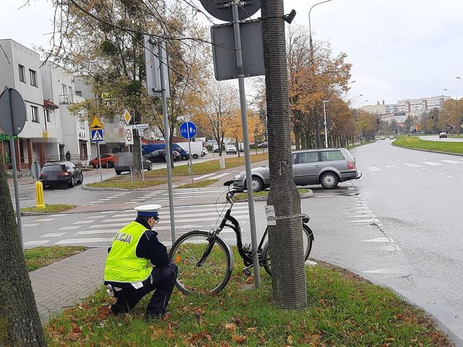 Wypadek rowerzysta Łomża