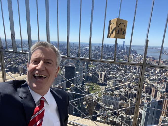 Burmistrz Nowego Jork Bill de Blasio (60 l.)